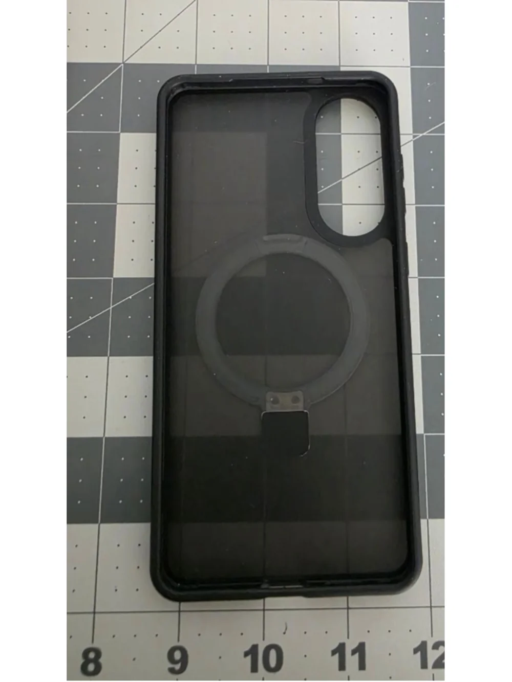 Black Phone‎ Case for Samsung S25 Edge magnetic